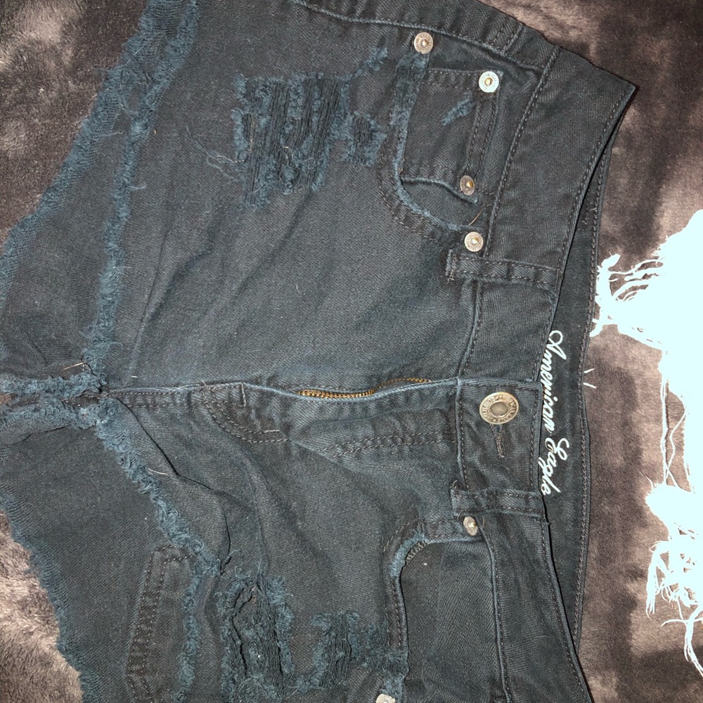 High rise shorts